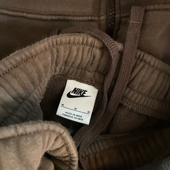 Brown Nike Club Fleece Tracksuit Zip up - Picture 2 of 2